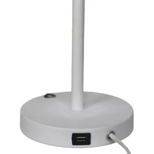 Byron Steel Desk Lamp with USB